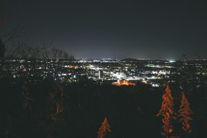 運が良ければ夜景独り占め！鹿沼市街地近くの穴場スポット