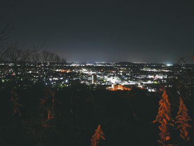 運が良ければ夜景独り占め！鹿沼市街地近くの穴場スポット